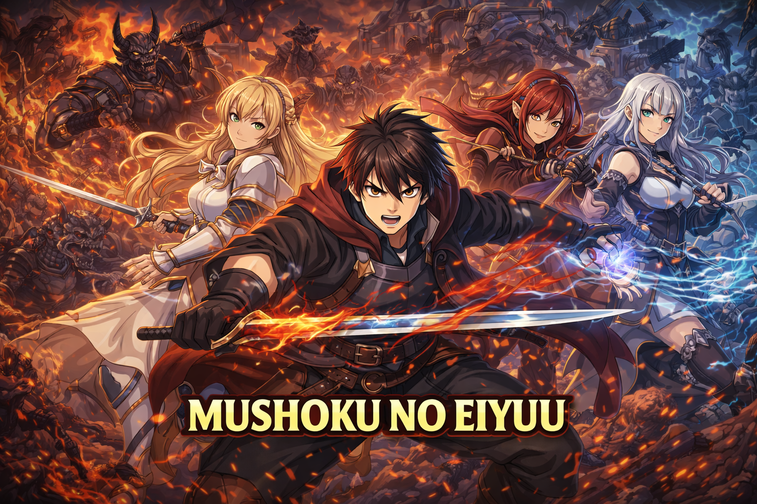 Mushoku no Eiyuu Episode 1-12 Subtitle Indonesia